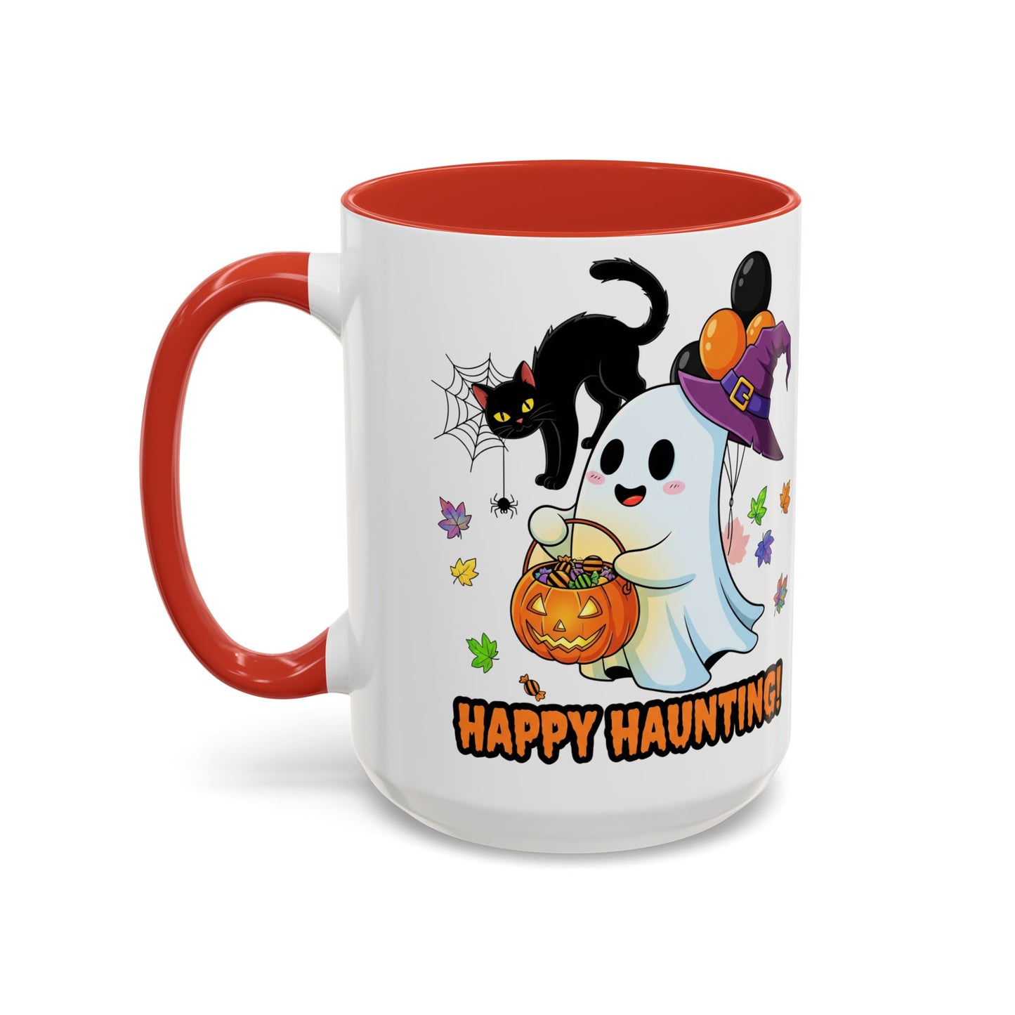 Happy Haunting! Halloween Ghost Coffee Mug (11/15oz)