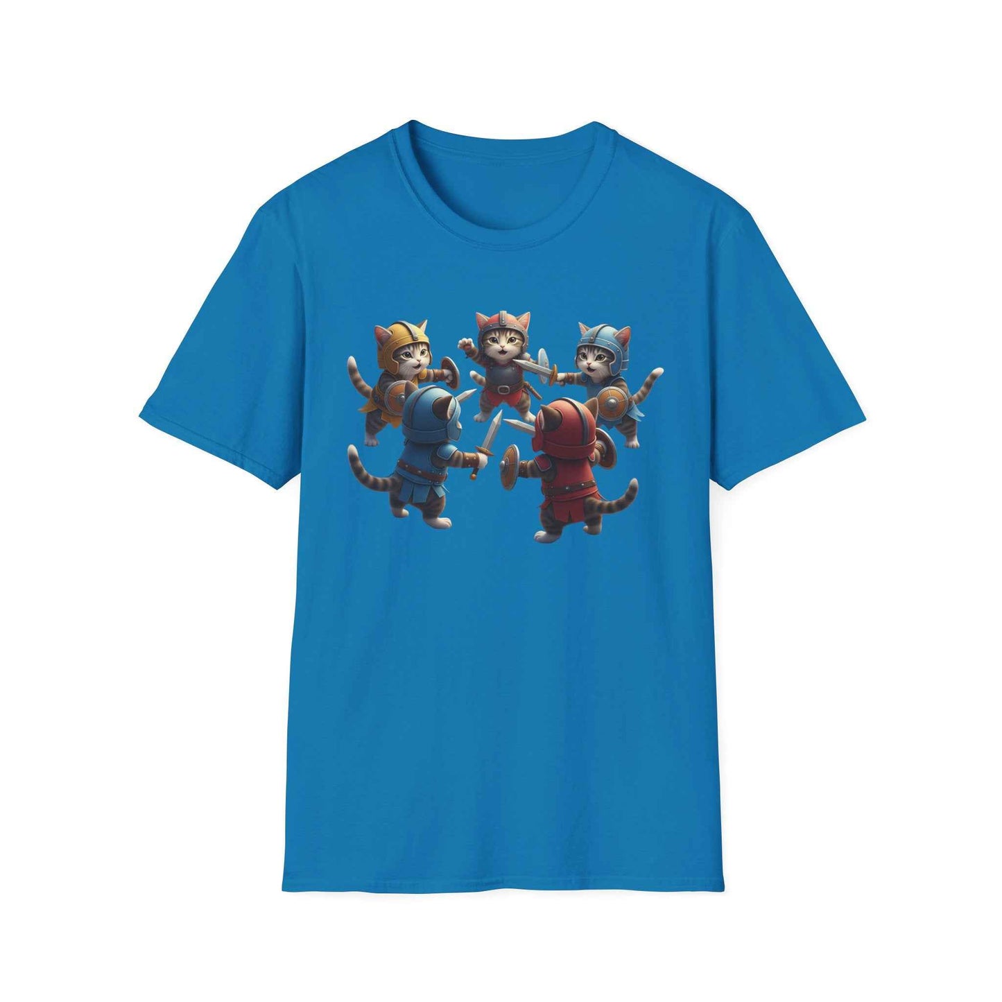Camiseta Súper Cute de Gatos Guerreros (Kitten Knights) | Regalo Único para Fans de Fantasía y RPG