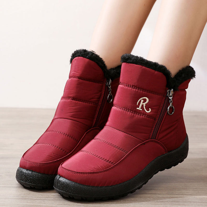 Women's Waterproof Snow Boots - Thickened Warm Winter Shoes