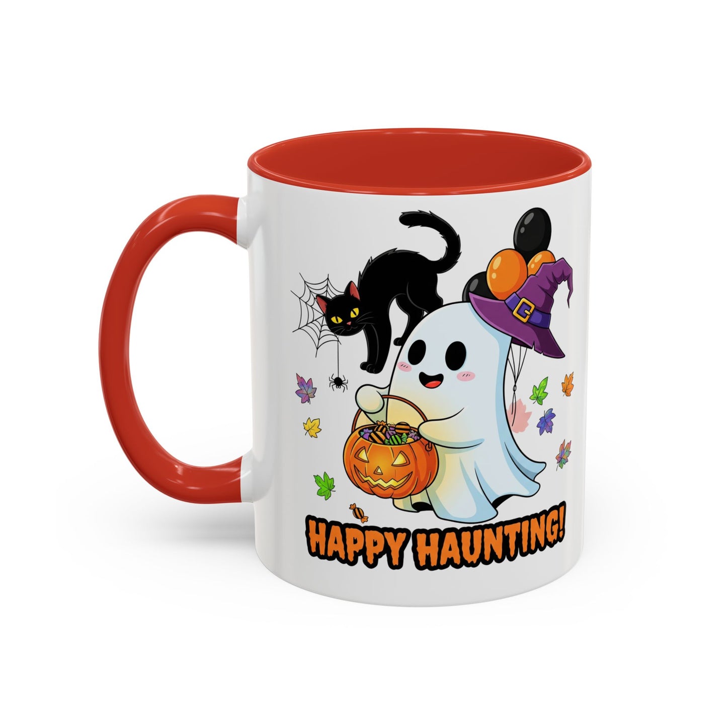 Happy Haunting! Halloween Ghost Coffee Mug (11/15oz)