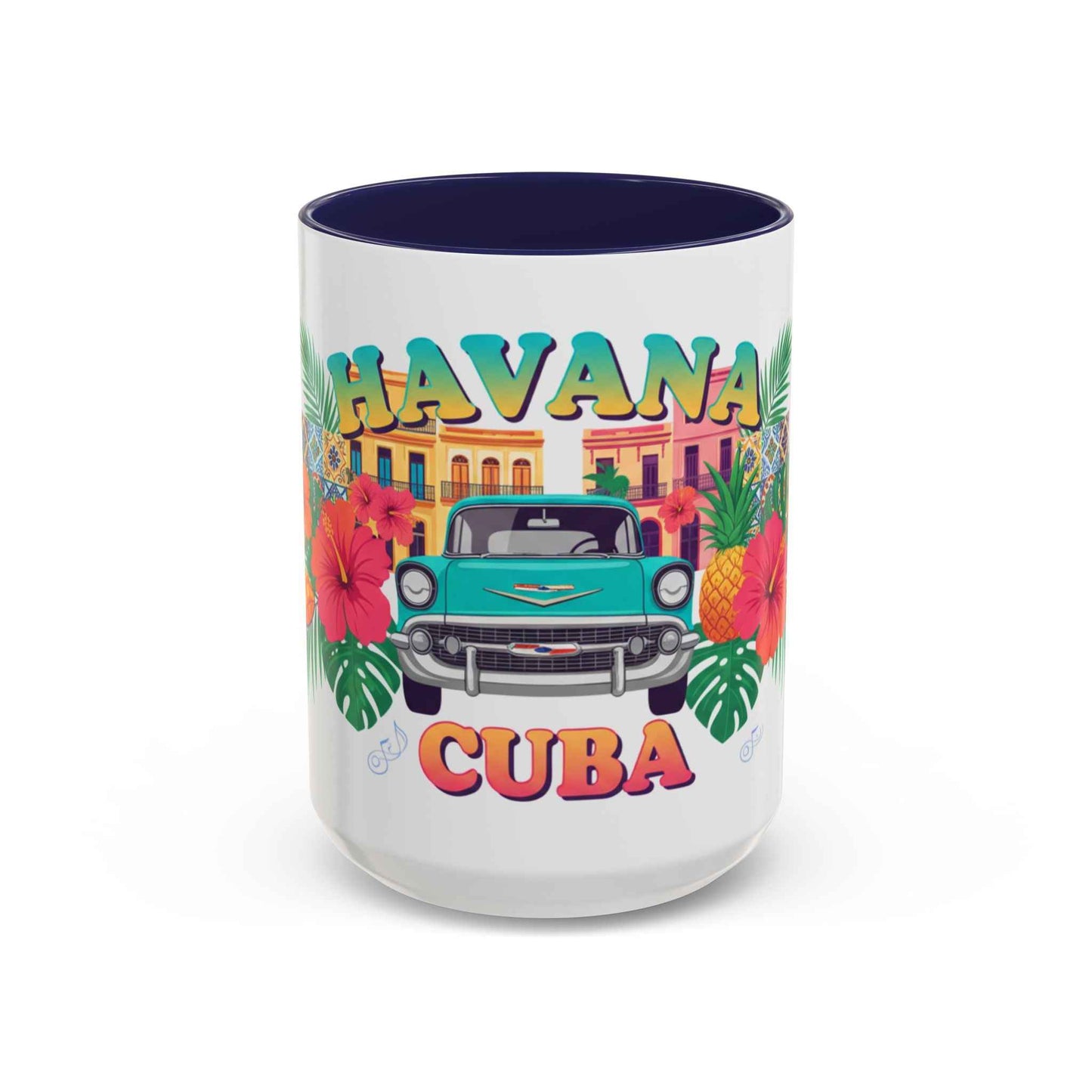 Havana Cuba Vintage Car Coffee Mug – Retro Tropical Travel Mug