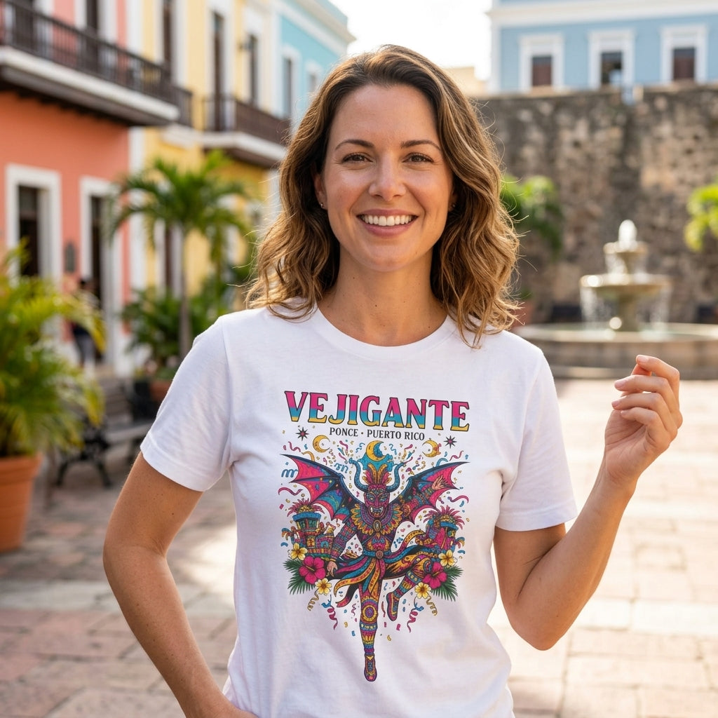 Vejigante Puerto Rico T-Shirt | Boricua Pride Graphic Tee | Havana Vibe