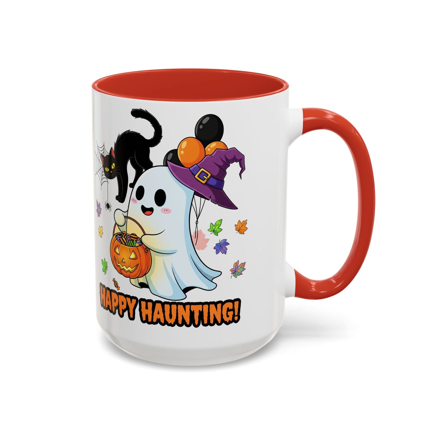 Happy Haunting! Halloween Ghost Coffee Mug (11/15oz)