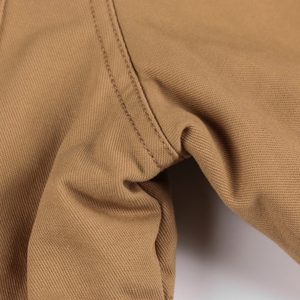 Men's Cargo Winter Jacket - Detachable Hood Multi-Pocket Zip-Up Coat