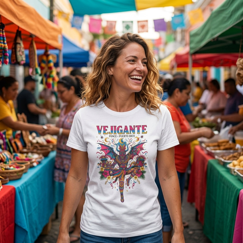 Vejigante Puerto Rico T-Shirt | Boricua Pride Graphic Tee | Havana Vibe