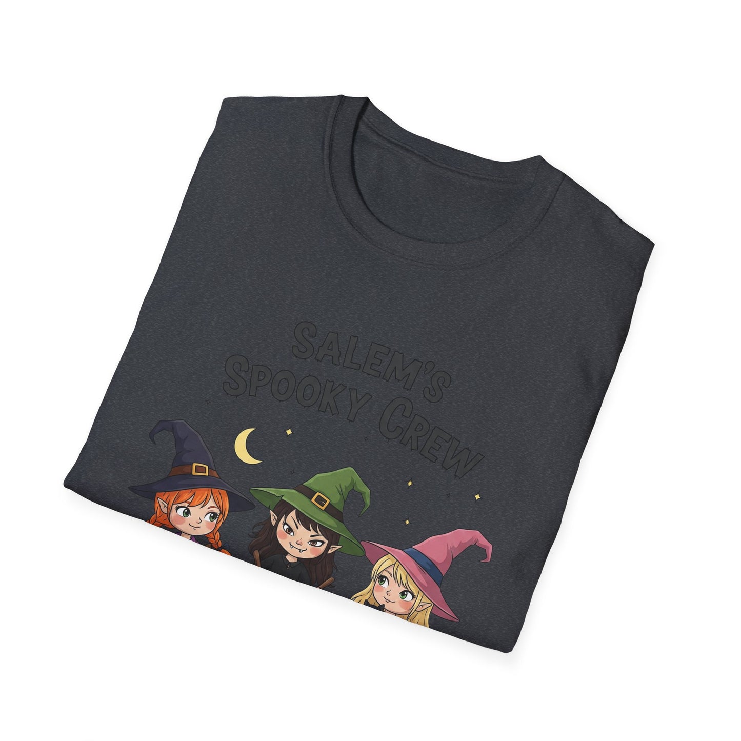 Salem's Spooky Crew T-Shirt, Cute Halloween Shirt, Unisex Witch Tee