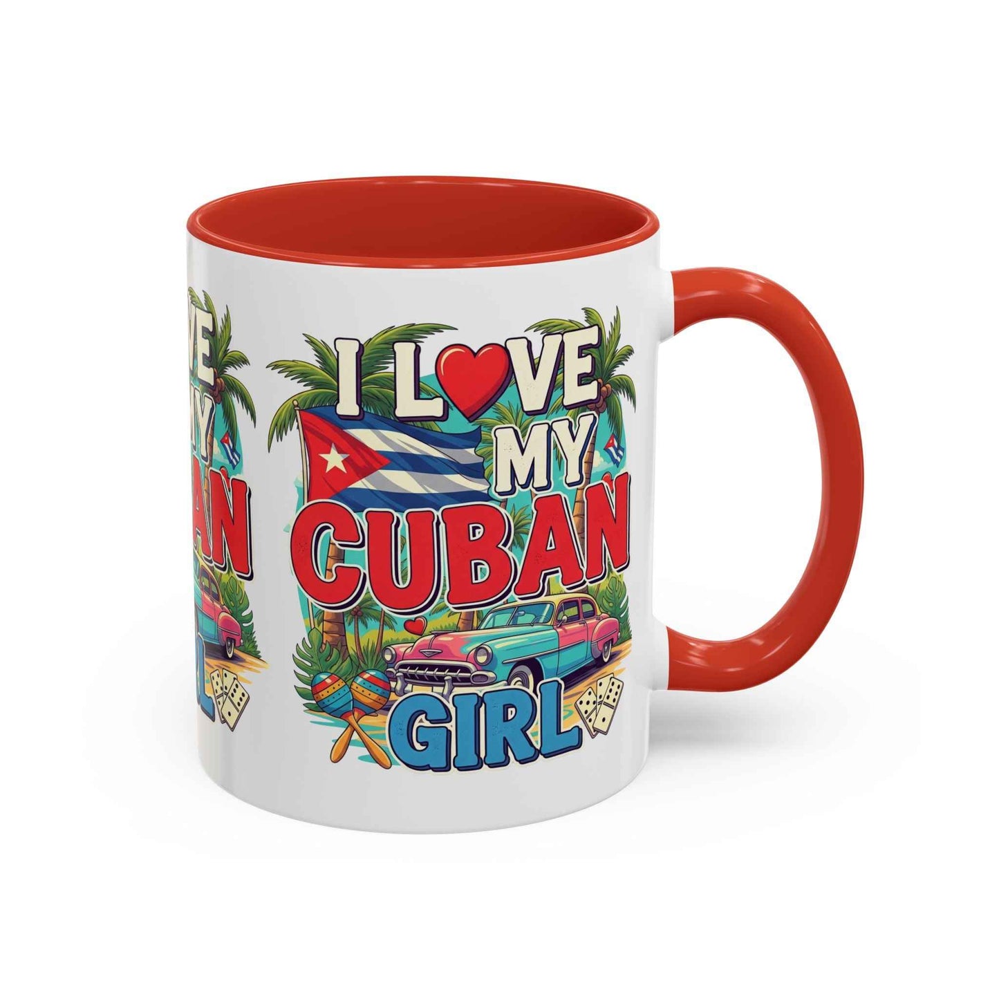 I Love My Cuban Girl, Coffee Mug | Elegant Romantic Gift for Her | Unique Coffee Cup | Cuban Love Present for Girlfriend/Wife