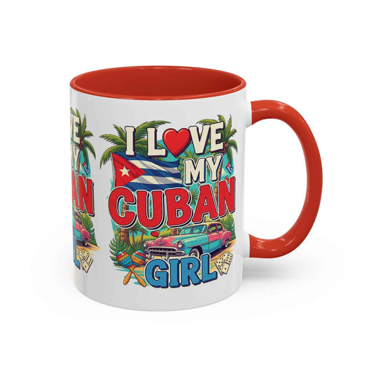 I Love My Cuban Girl, Coffee Mug | Elegant Romantic Gift for Her | Unique Coffee Cup | Cuban Love Present for Girlfriend/Wife