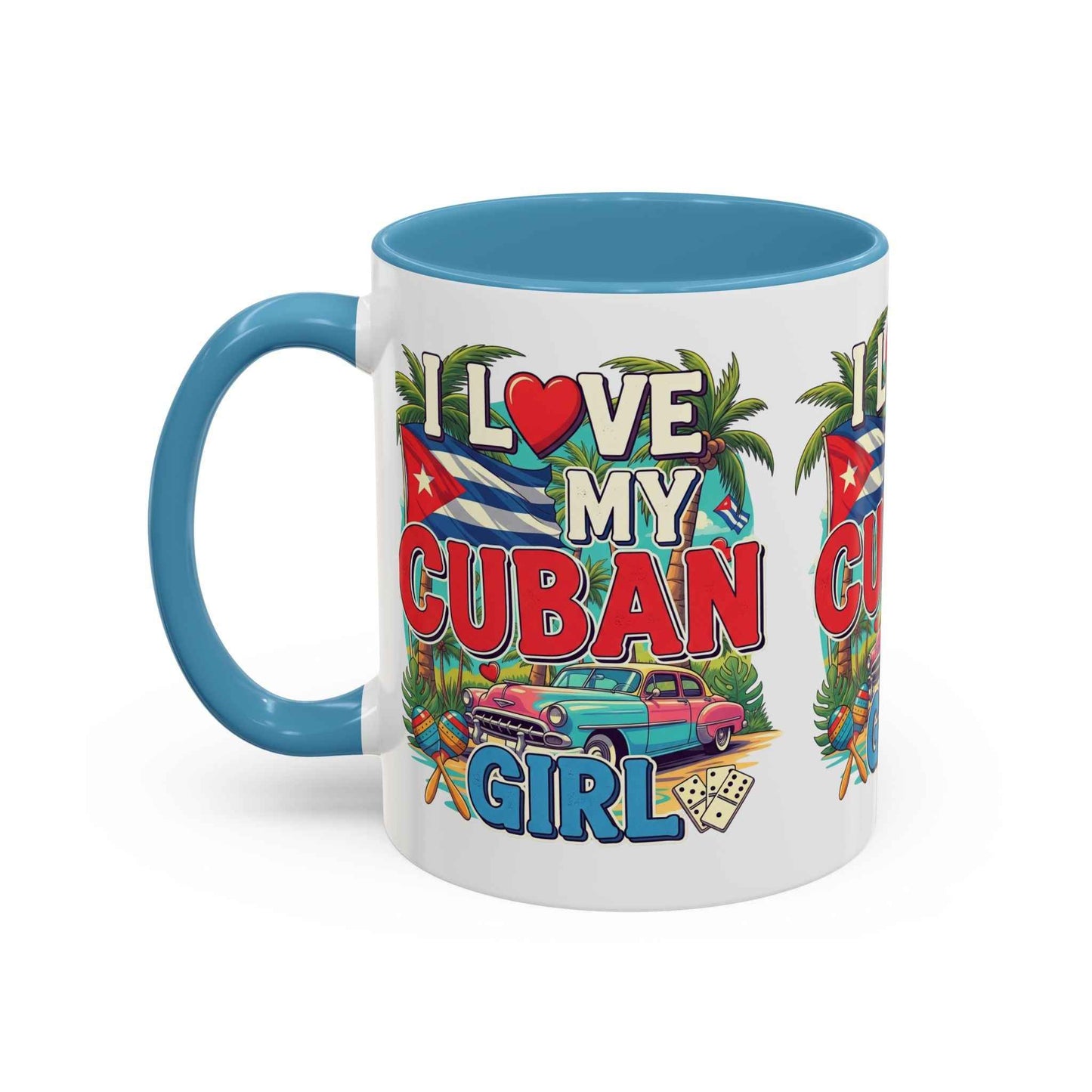 I Love My Cuban Girl, Coffee Mug | Elegant Romantic Gift for Her | Unique Coffee Cup | Cuban Love Present for Girlfriend/Wife
