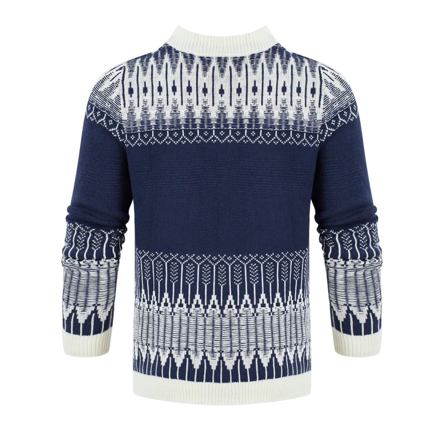 Men's Knitted Sweater - Fashion Long Sleeve Pullover for Fall & Winter