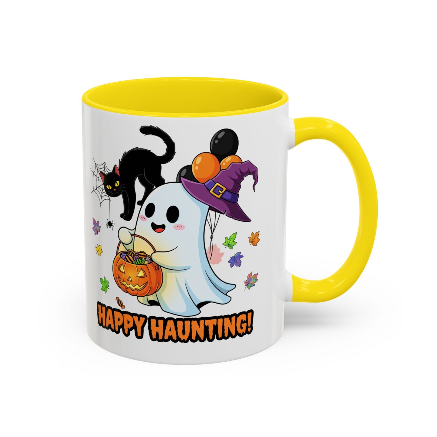 Happy Haunting! Halloween Ghost Coffee Mug (11/15oz)