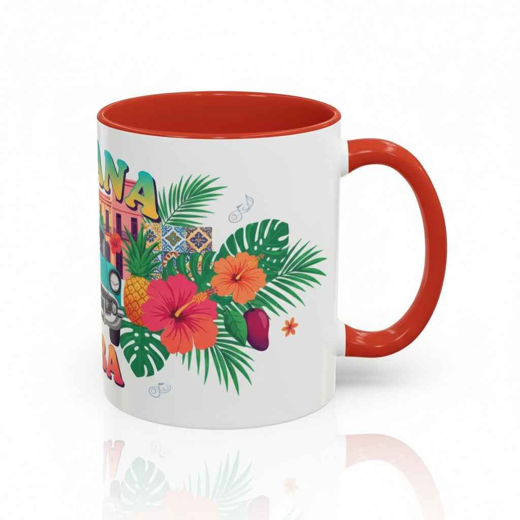 Havana Cuba Vintage Car Coffee Mug – Retro Tropical Travel Mug