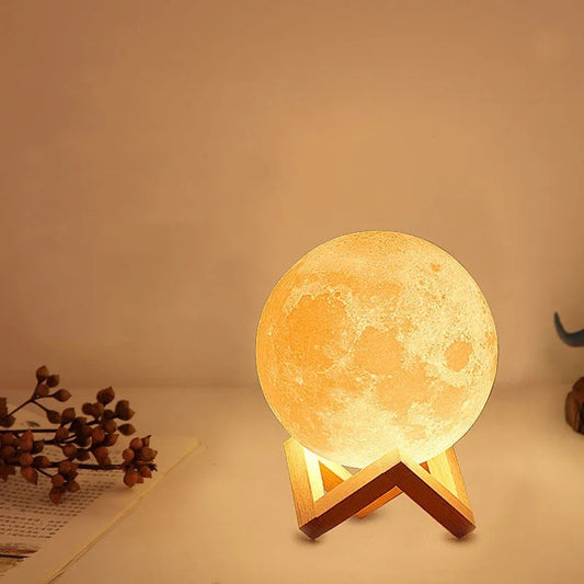 3D Moon Lamp - Night Light Table Lamp Valentine's Day Romantic Gift
