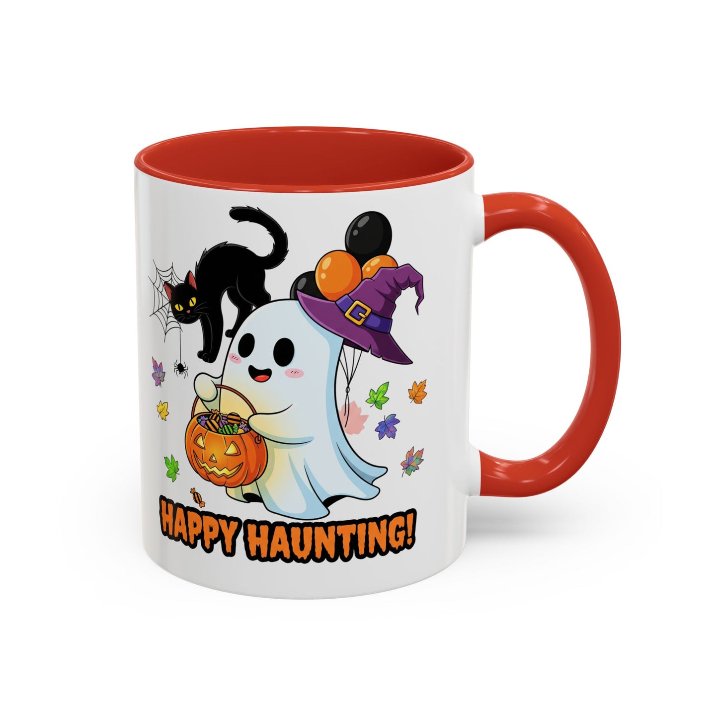 Happy Haunting! Halloween Ghost Coffee Mug (11/15oz)