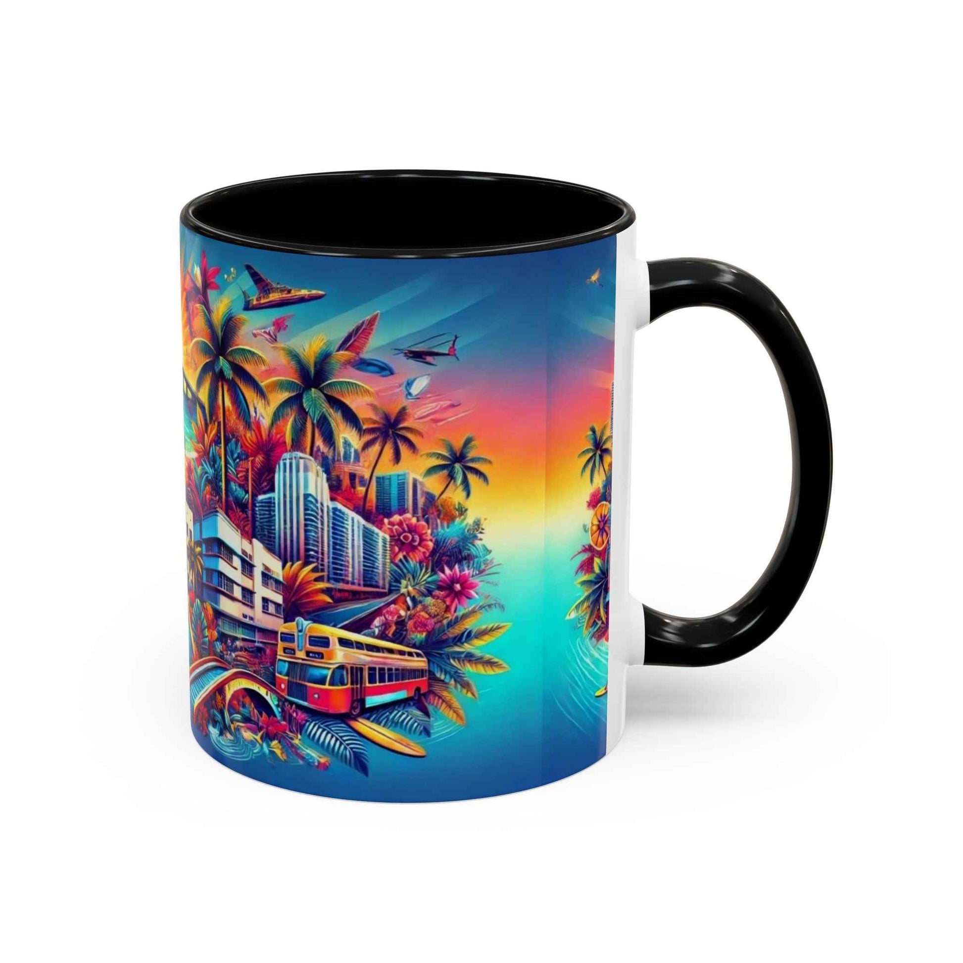 Mug - Vibrant Florida Tropical Landscape Coffee Mug (11, 15oz)