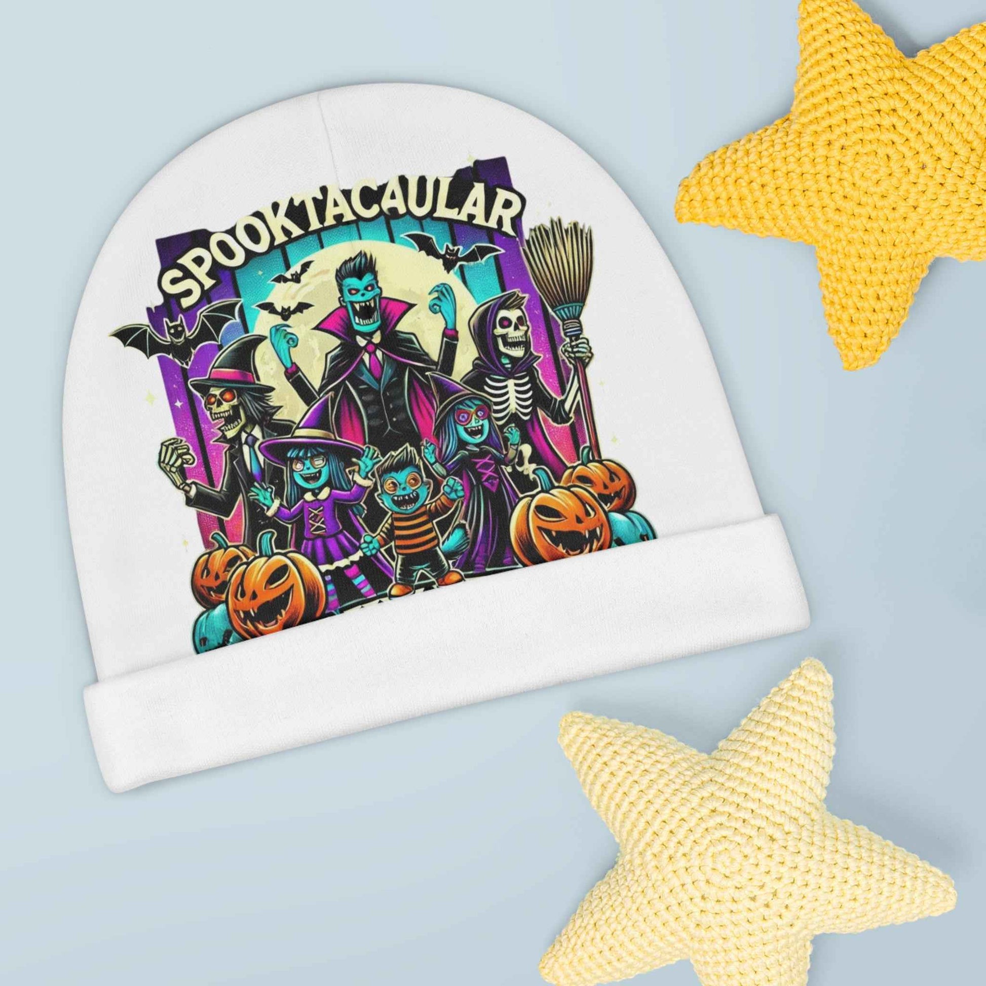 Spooky Halloween Baby Beanie - Cute Infant Hat
