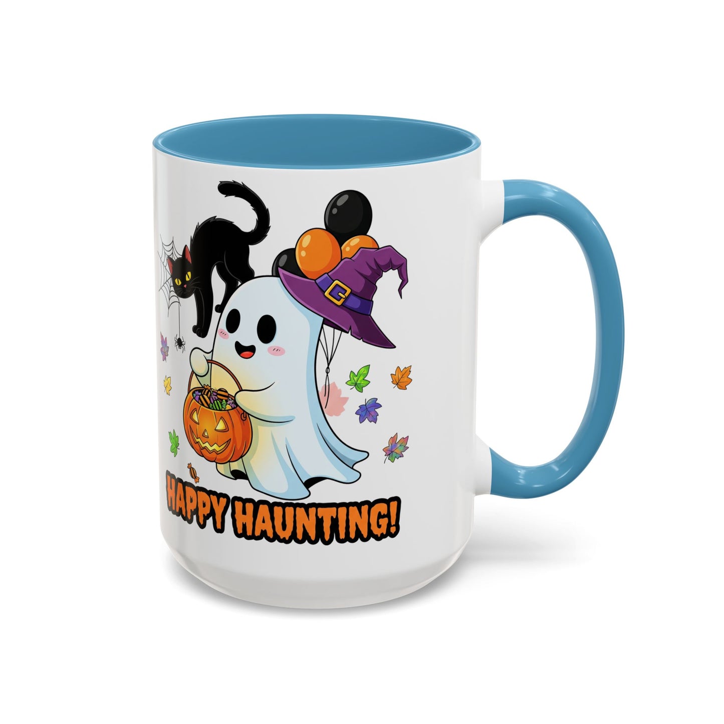 Happy Haunting! Halloween Ghost Coffee Mug (11/15oz)