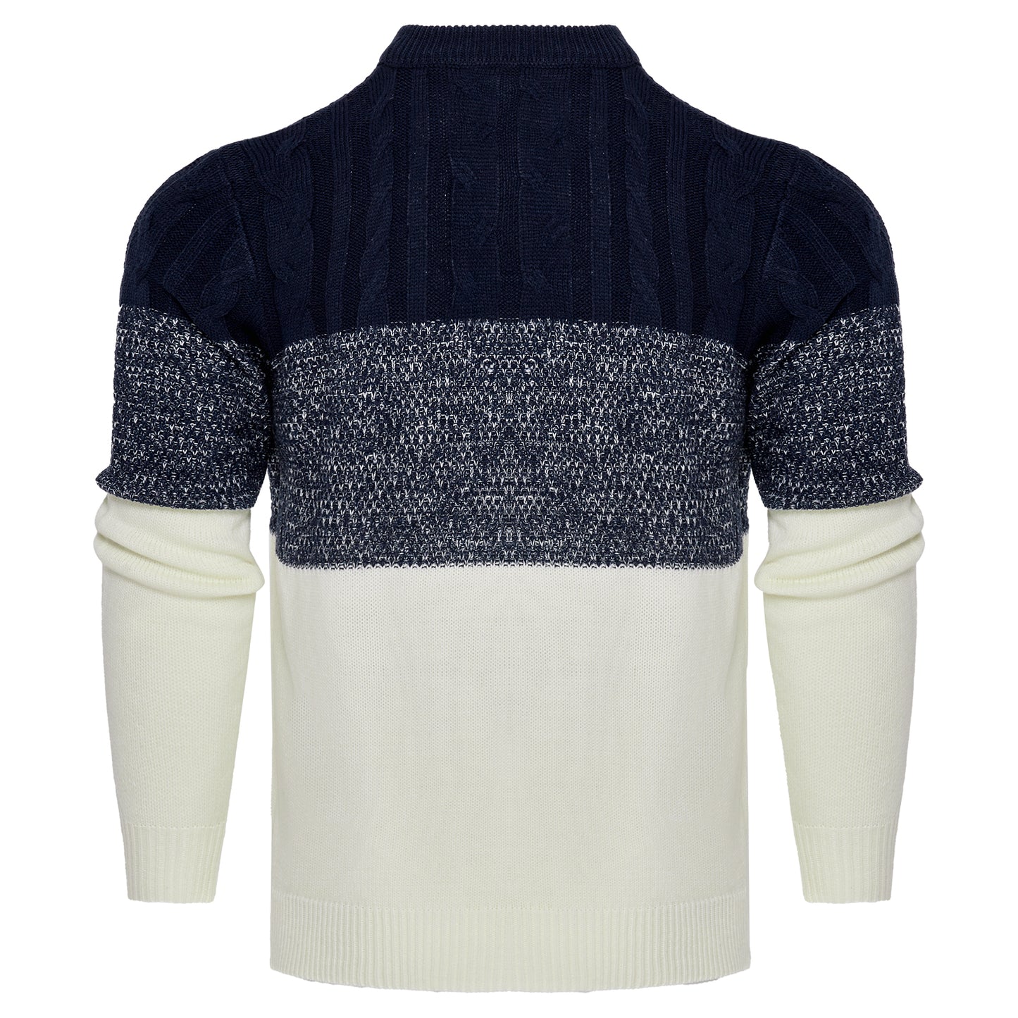 Men's Knitted Sweater - Fashion Long Sleeve Pullover for Fall & Winter