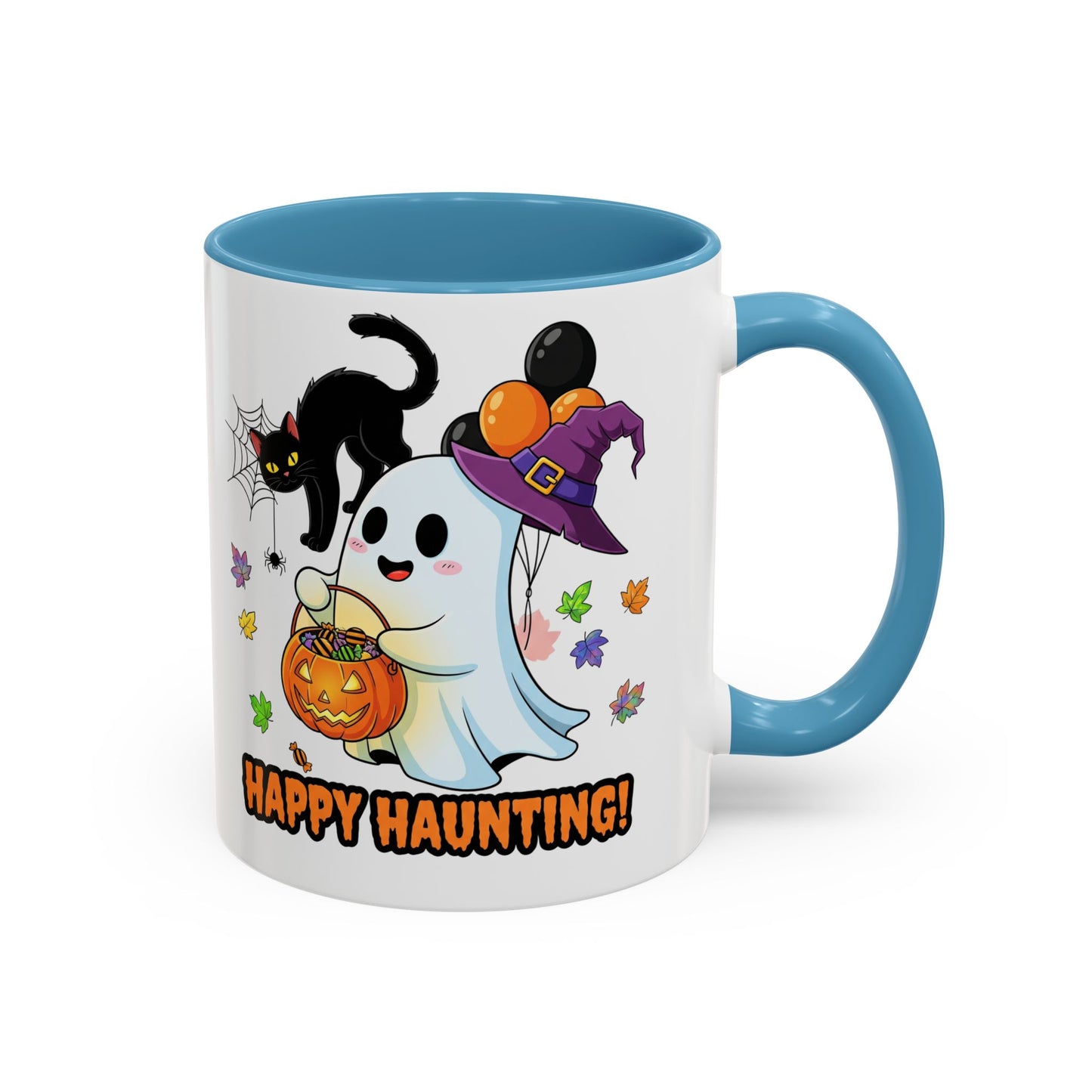 Happy Haunting! Halloween Ghost Coffee Mug (11/15oz)