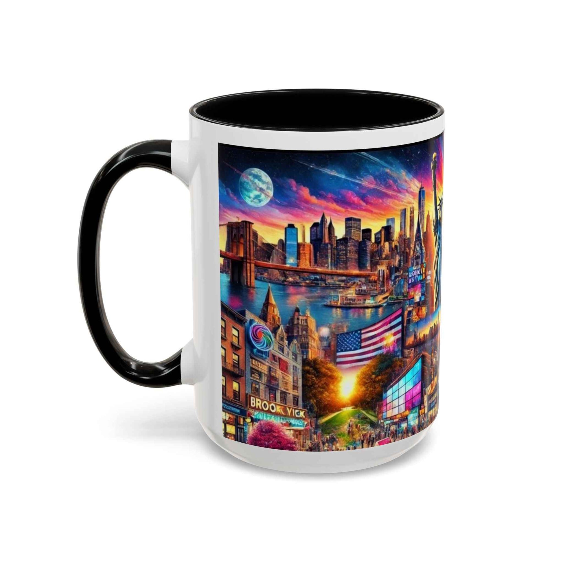 Mug - Vibrant New York City Skyline Coffee Mug (11, 15oz)
