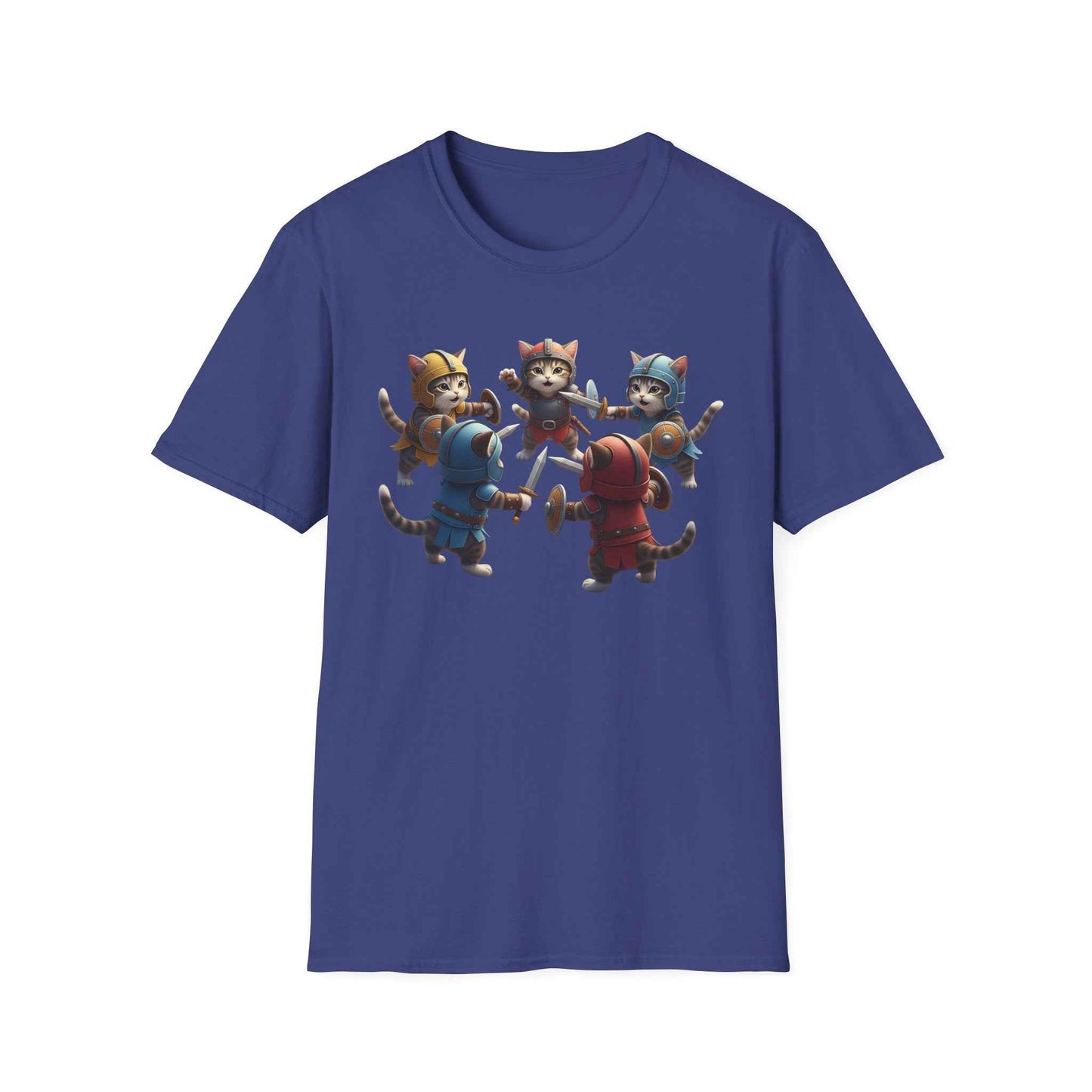 Camiseta Súper Cute de Gatos Guerreros (Kitten Knights) | Regalo Único para Fans de Fantasía y RPG