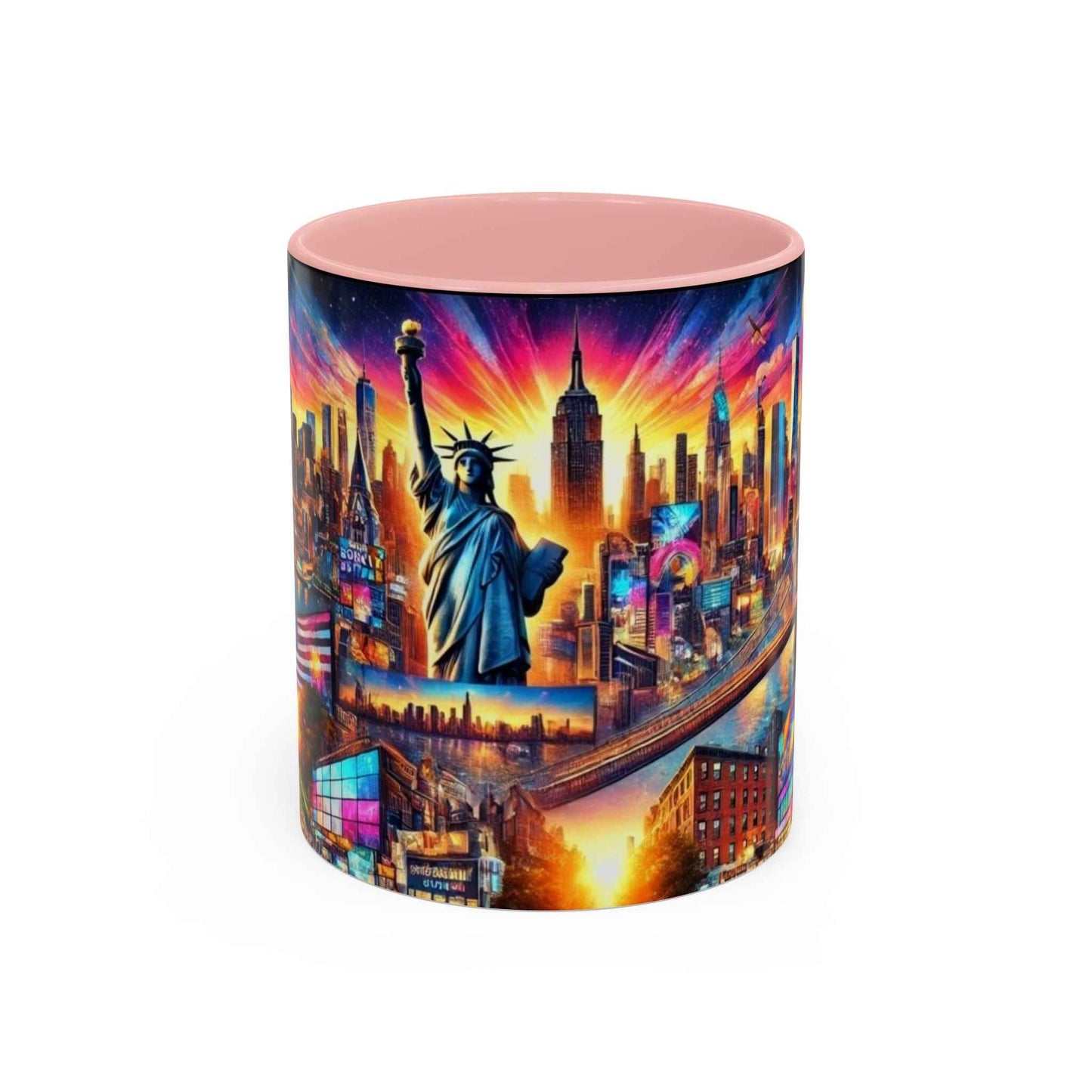 Mug - Vibrant New York City Skyline Coffee Mug (11, 15oz)