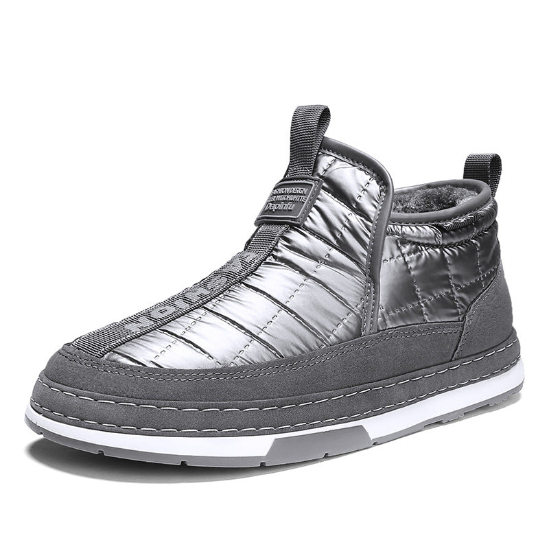 Men's Waterproof Snow Boots - Non-Slip Velvet Padded Warm Winter Boots