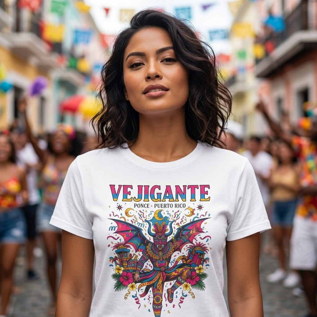 Vejigante Puerto Rico T-Shirt | Boricua Pride Graphic Tee | Havana Vibe