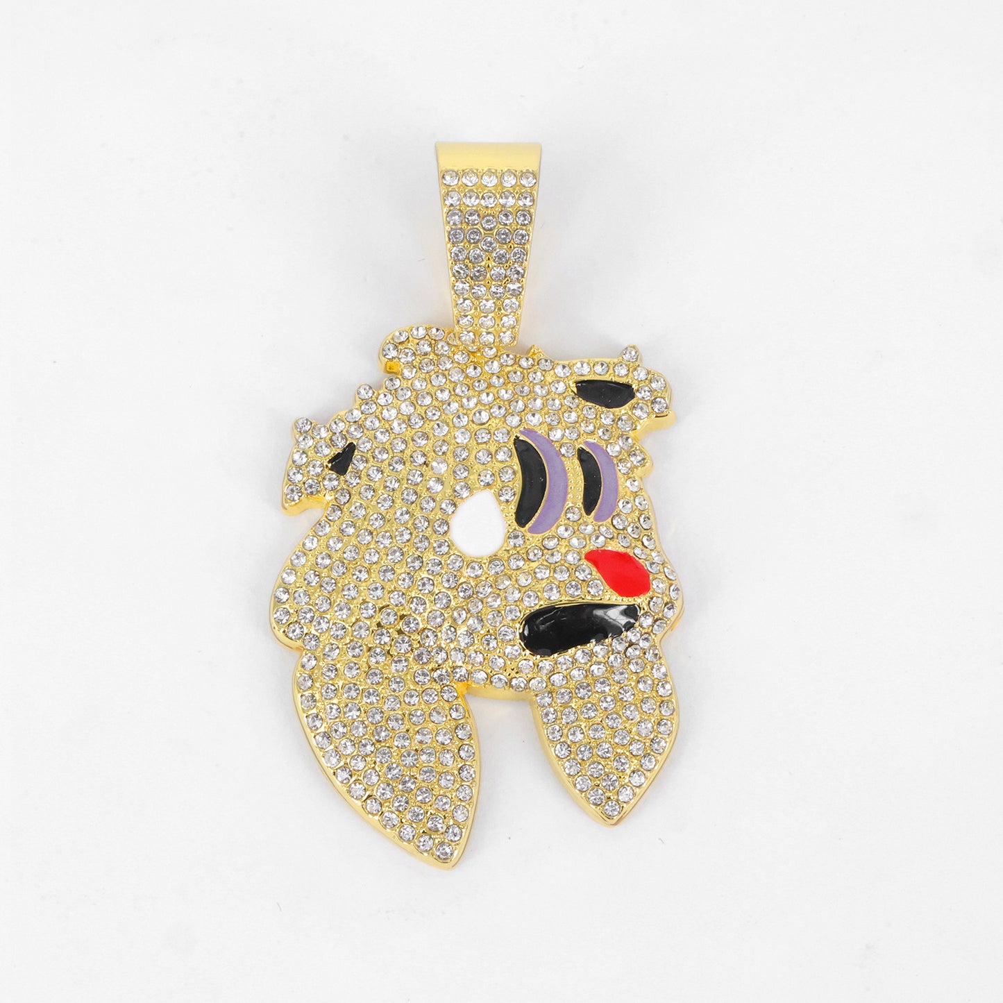 Magic Hat Rabbit Pendant Necklace - Hip-Hop Cuban Chain Jewelry