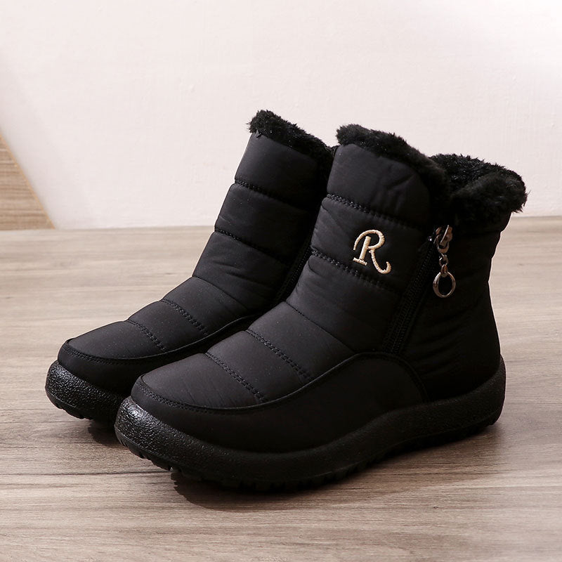 Women's Waterproof Snow Boots - Thickened Warm Winter Shoes