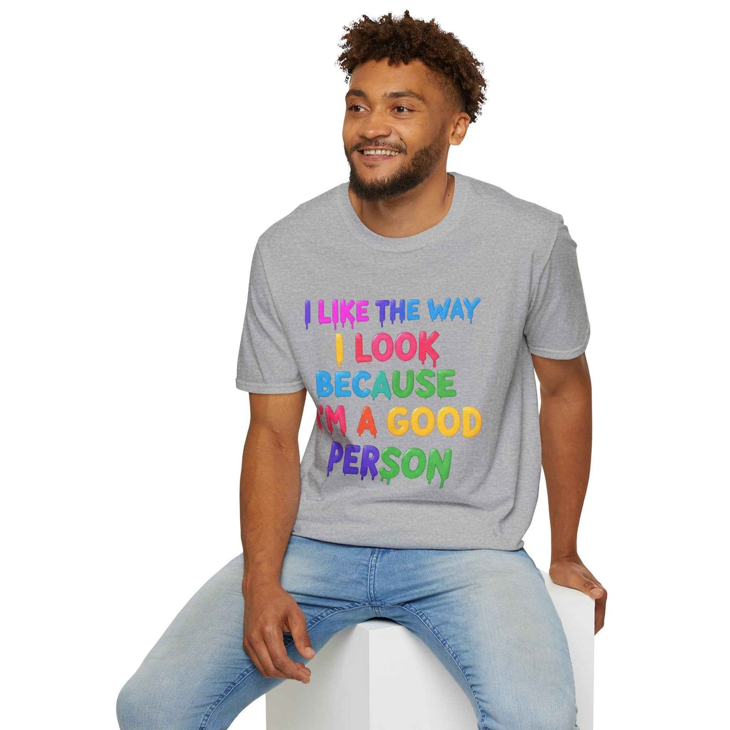 Positive Affirmation Tee | Colorful Graphic T-Shirt | Self-Love Apparel