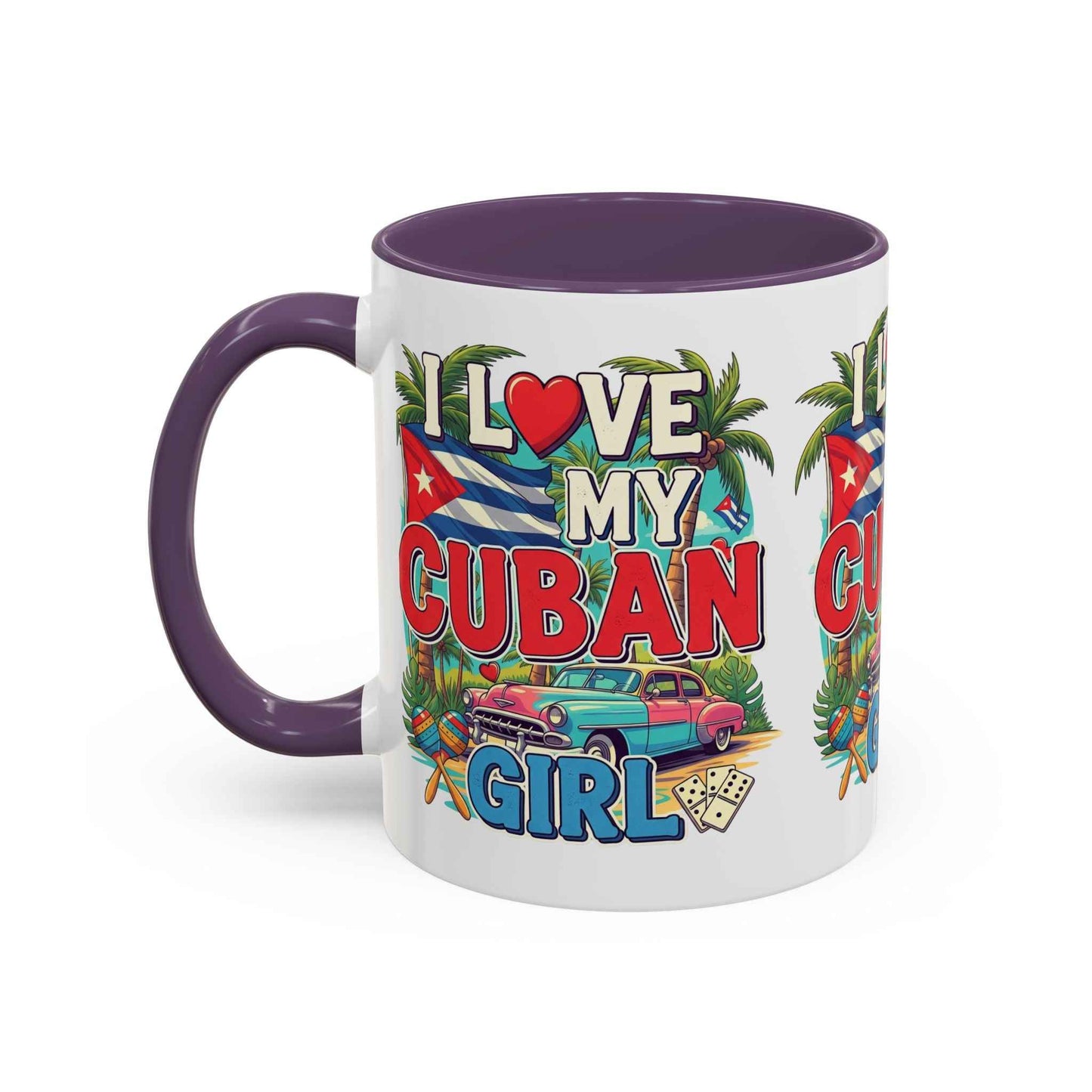 I Love My Cuban Girl, Coffee Mug | Elegant Romantic Gift for Her | Unique Coffee Cup | Cuban Love Present for Girlfriend/Wife