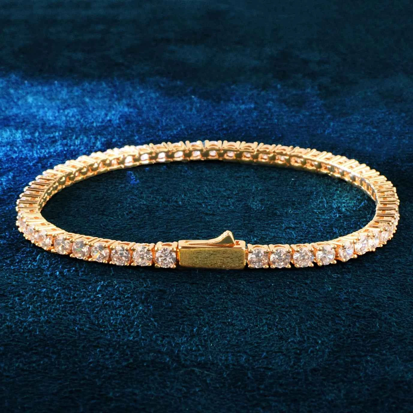 Sparkling Crystal Bracelet - Gold Plated