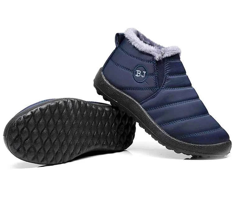 Lightweight Waterproof Snow Boots for Women | Slip-On Plush-Lined Ankle Boots | Plus Size Available