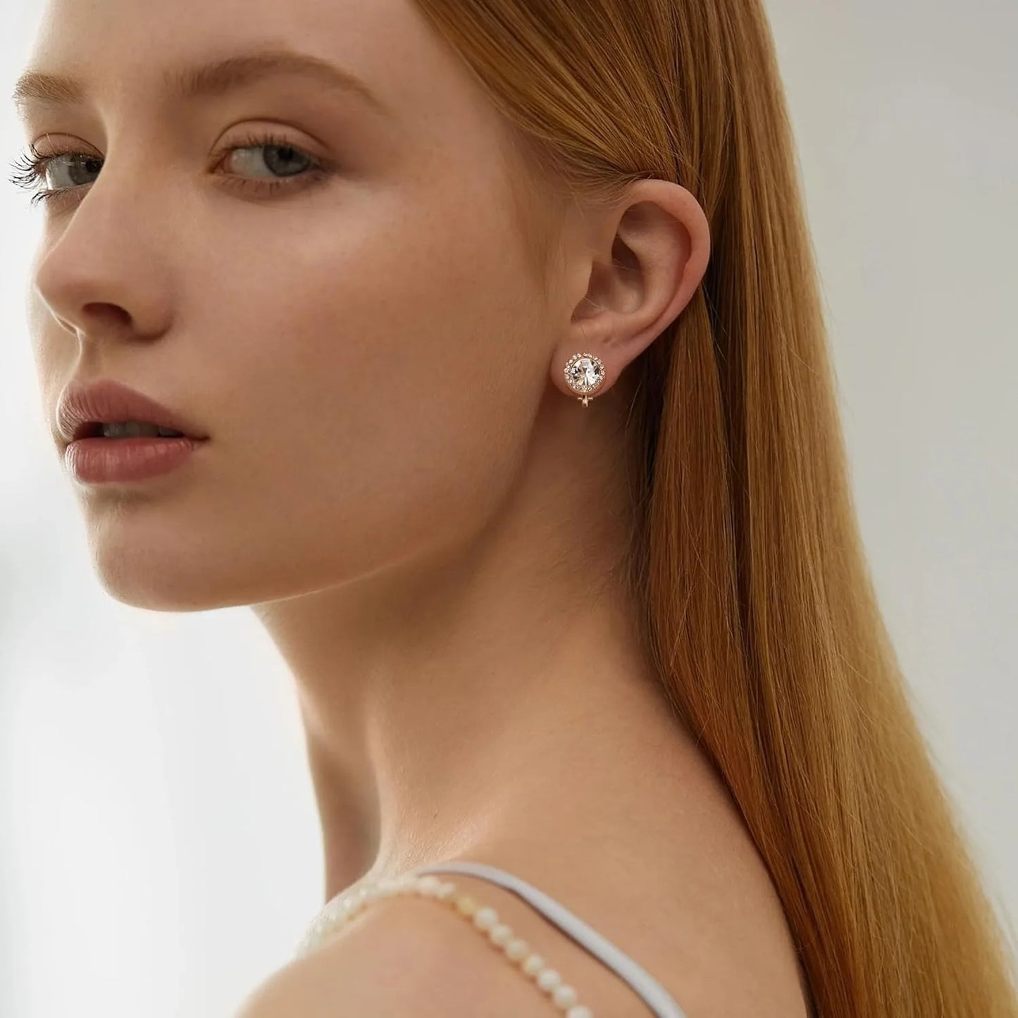 Sparkling Clip-On Earring Set - 12 Pairs Crystal CZ Collection