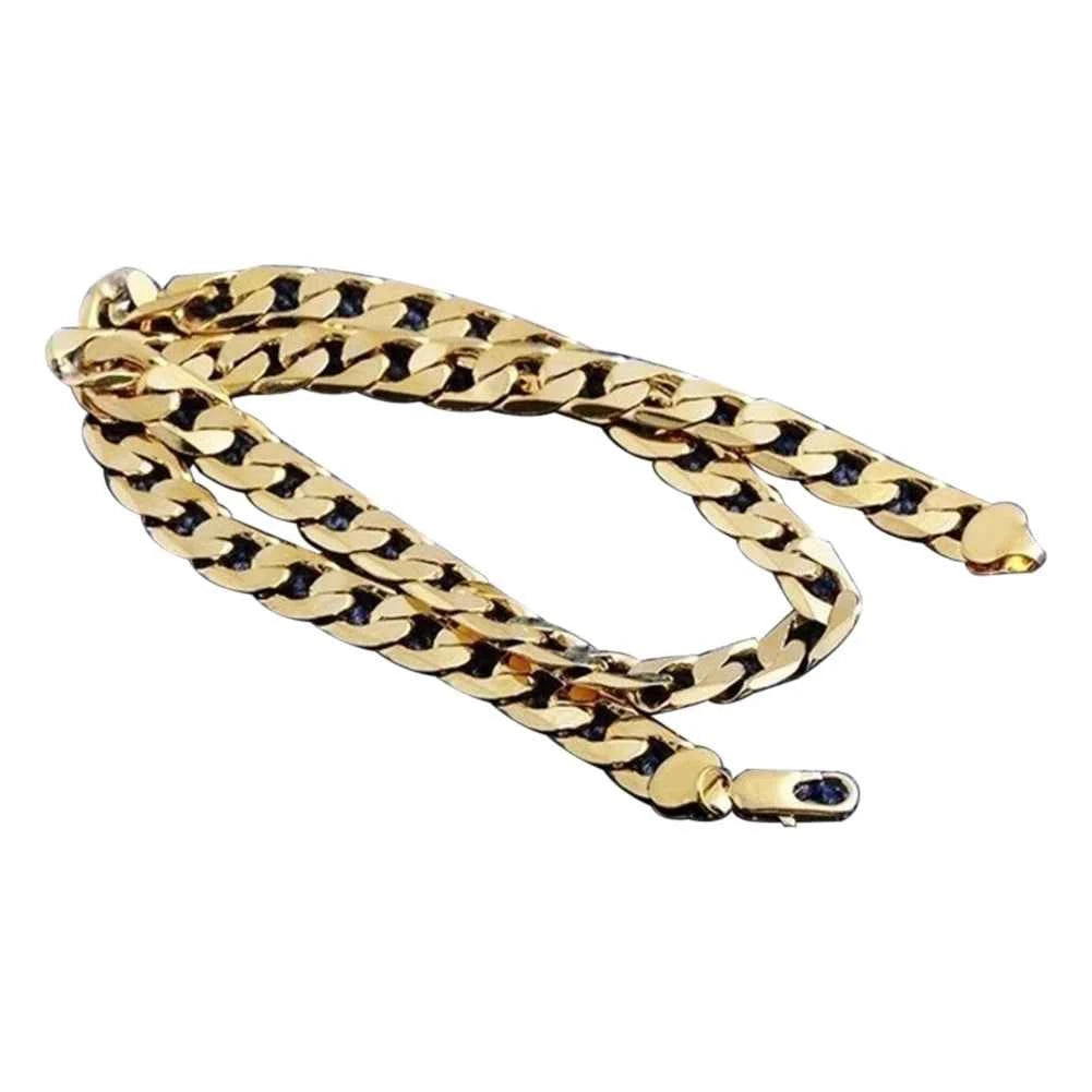 Classic Cuban Chain Necklace – Solid 18K Gold Plated for Men & Women (Timeless Luxury, Custom Lengths)
