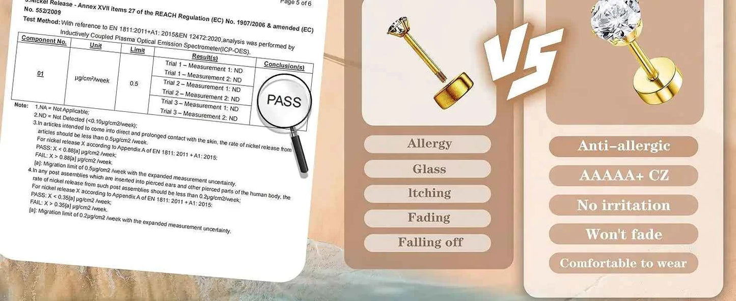 Cartilage Earring Set - 33 Piece Surgical Steel Collection