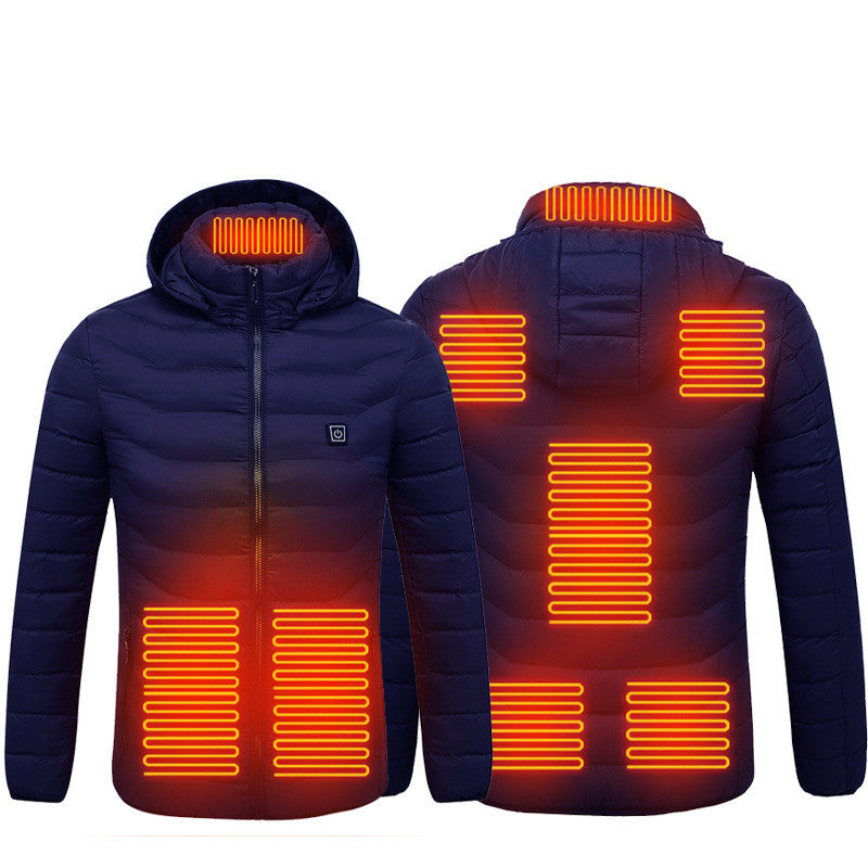Men's USB Heated Vest - Electric Thermal Jacket with Zip-Up Design