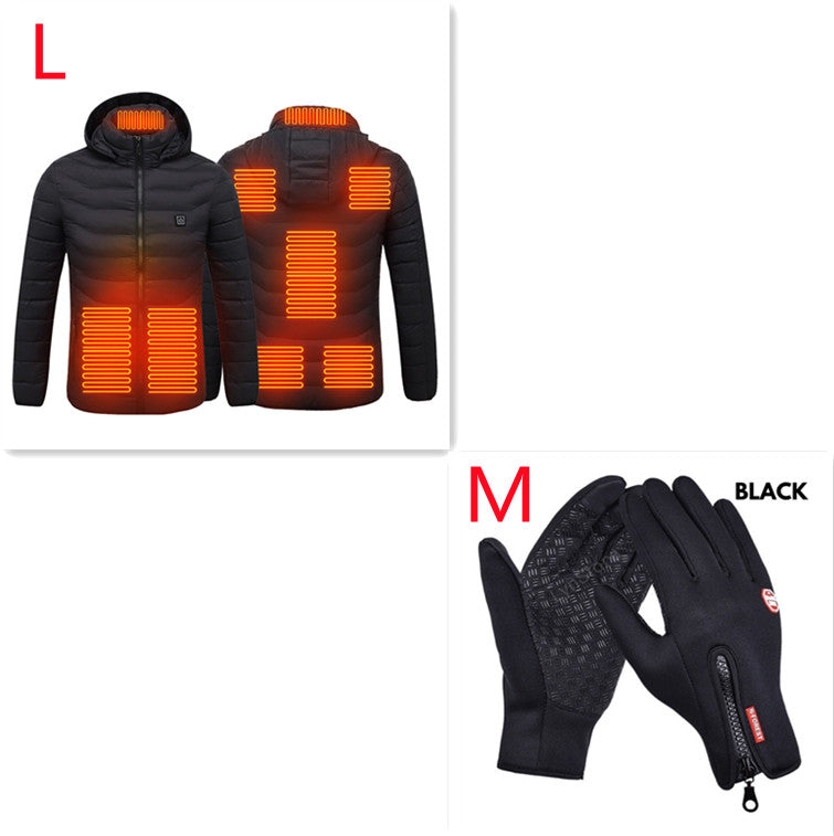 Men's USB Heated Vest - Electric Thermal Jacket with Zip-Up Design