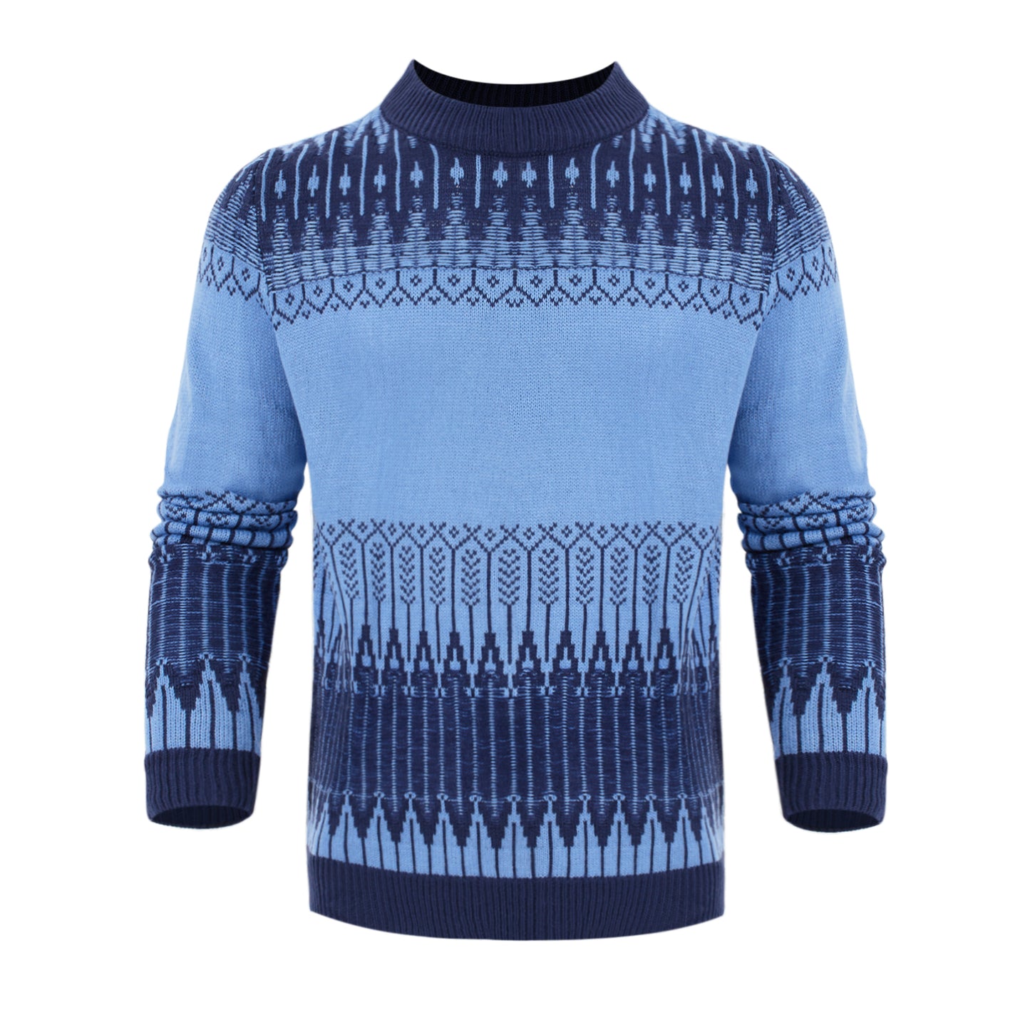 Men's Knitted Sweater - Fashion Long Sleeve Pullover for Fall & Winter