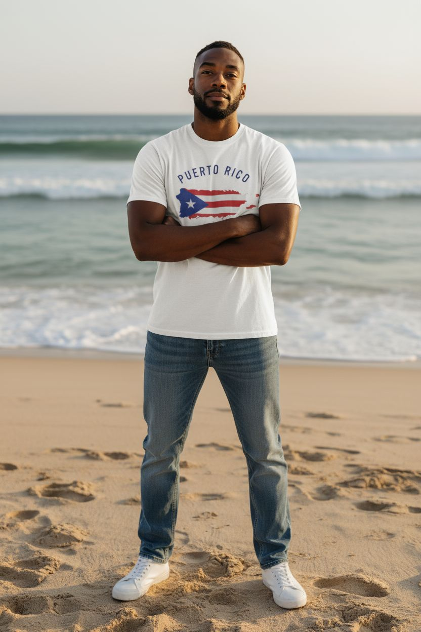 Camiseta Puerto Rico Isla del Encanto - Orgullo Boricua | Havana Vibe