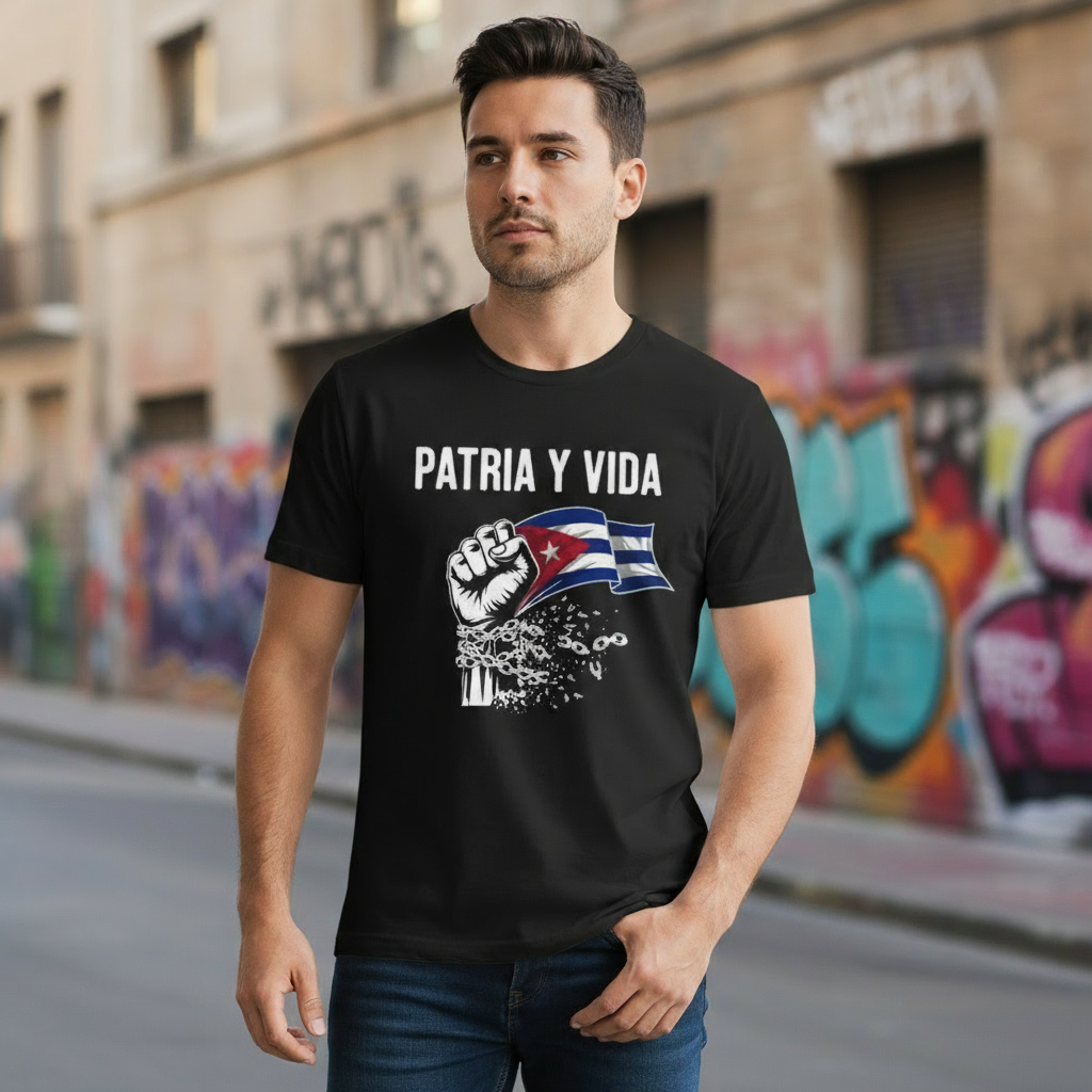 Camiseta Cuban Patria y Vida - T-Shirt Cubana Unisex | Havana Vibe Design